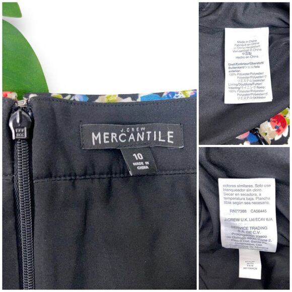 J. Crew Floral Pleated Chiffon A-Line Skirt - Picture 10 of 11